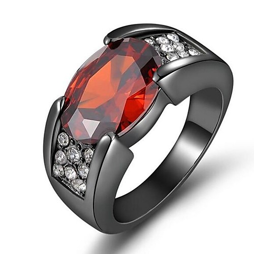 

Ring AAA Cubic Zirconia Classic Black Copper Rhinestone Ladies Stylish Classic 1pc 6 7 8 9 10 / Couple's