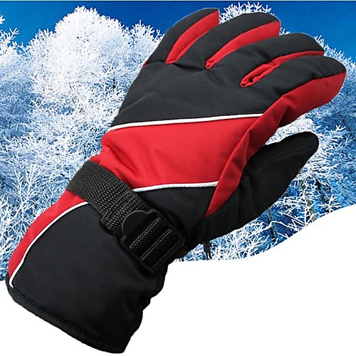 

Men's Winter Gloves Ski Gloves Snowsports Winter Full Finger Gloves Cloth Waterproof Windproof Breathable Skiing Snowboarding