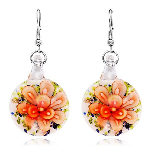 

Women's Drop Earrings Classic Ladies Stylish Classic Earrings Jewelry Light Orange / Light Blue / Light Green For Daily 1 Pair