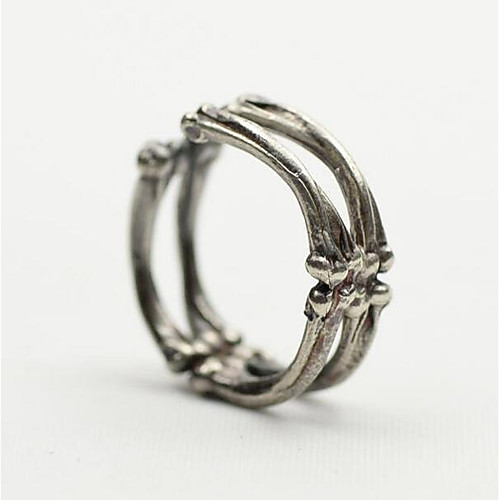 

Open Ring Vintage Style Silver Copper Silver Plated Creative Vintage Punk 1pc Adjustable / Men's