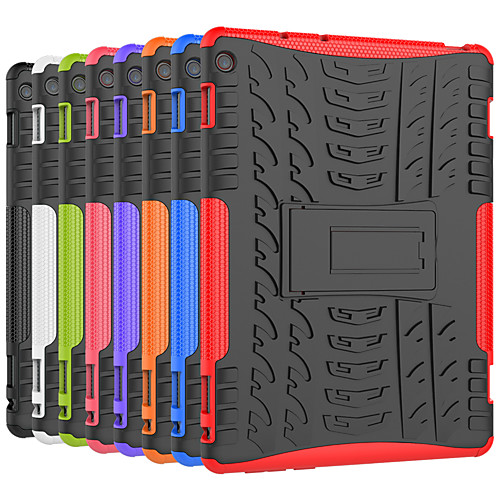 

Case For Huawei Huawei MediaPad M3 Lite 10 Shockproof / with Stand Back Cover Tile / Armor Hard PC