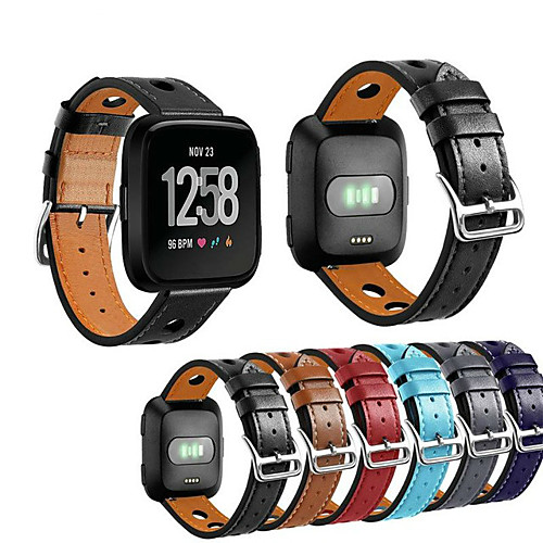 

Ремешок для часов для Fitbit Versa Fitbit Кожаный ремешок Натуральная кожа Повязка на запястье