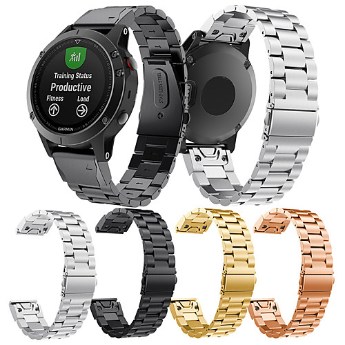 

Ремешок для часов для Fenix 5 / Fenix 5 Plus / Forerunner 935 Garmin Бабочка Пряжка Нержавеющая сталь Повязка на запястье
