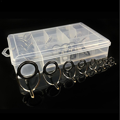 

45 pcs Fishing Tackle Box Carbon Steel Easy to Use Jigging Sea Fishing Fly Fishing Bait Casting / Ice Fishing / Spinning / Jigging Fishing / Freshwater Fishing / Carp Fishing