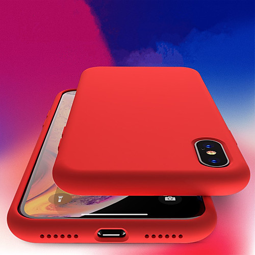 

Phone Case For Apple Back Cover iPhone XR iPhone XS iPhone XS Max iPhone X iPhone 8 Plus iPhone 8 iPhone 7 Plus iPhone 7 iPhone 6s Plus iPhone 6s Shockproof Transparent Solid Color Soft TPU