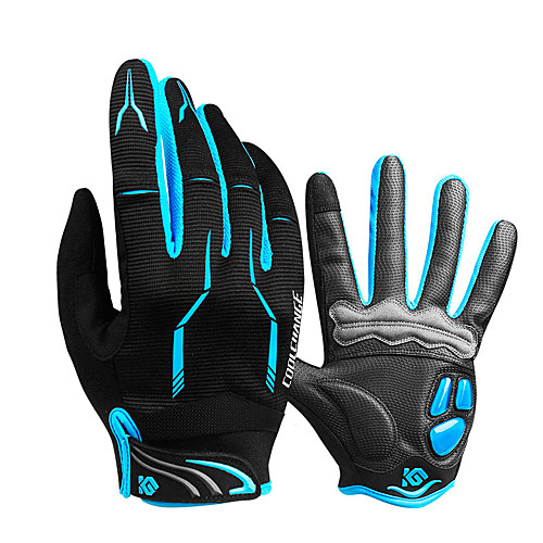 

CoolChange Winter Bike Gloves / Cycling Gloves Mountain Bike Gloves Mountain Bike MTB Anti-Slip Thermal Warm Breathable Sweat wicking Full Finger Gloves Sports Gloves Terry Cloth Silicone Gel Black