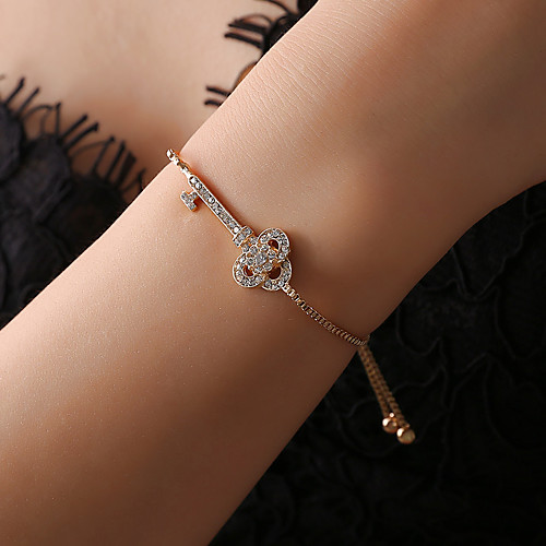 

Women's Bracelet Classic Wedding Birthday Vintage Theme European Trendy Casual / Sporty Ethnic French Alloy Bracelet Jewelry Gold For Date Festival
