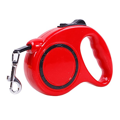 

Dog Leash Tag Retractable Adjustable / Retractable For Dog / Cat Casual / Daily Solid Colored ABS Black Yellow Red Fuchsia Blue