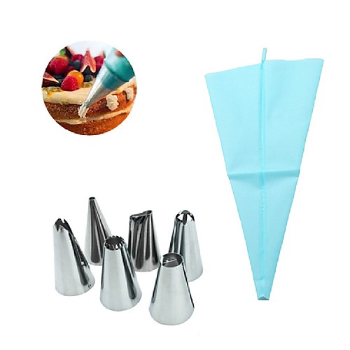 

6pcs Dessert Decorators Adjustable Stainless steel Cake Molds For Cake