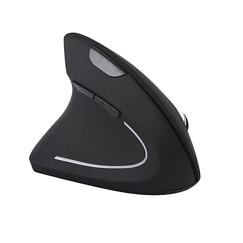

MODAO E36 Wireless 2.4G Optical Vertical Mouse / Ergonomic Mouse Led Breathing Light 800/1200/1600 dpi 3 Adjustable DPI Levels 6 pcs Keys 2 Programmable Keys