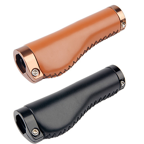 

Bike Handlerbar Grips Wearable Comfortable For Road Bike Mountain Bike MTB Cycling Bicycle Aluminum Alloy Plastic PU(Polyurethane) Black Brown 2 pcs