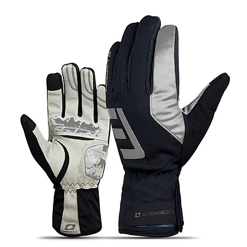 

Winter Bike Gloves / Cycling Gloves Ski Gloves Mountain Bike Gloves Mountain Bike MTB Anti-Slip Touch Screen Thermal Warm Windproof Full Finger Gloves Touch Screen Gloves Sports Gloves Fleece Mesh