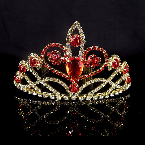 

Alloy Tiaras with Crystals 1 PC Wedding / Special Occasion Headpiece