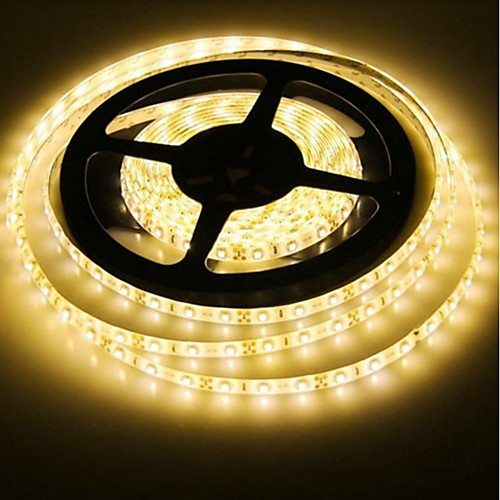 

SENCART 5m Flexible LED Light Strips 300 LEDs 2835 SMD 1pc RGB White Red Cuttable Decorative Linkable 12 V / Suitable for Vehicles / Self-adhesive