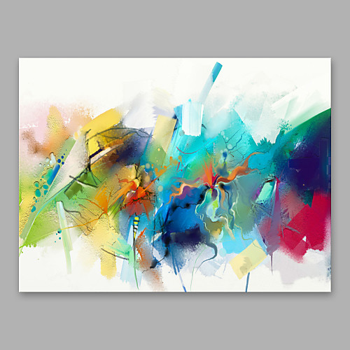 

Oil Painting Hand Painted Horizontal Abstract Modern Stretched Canvas
