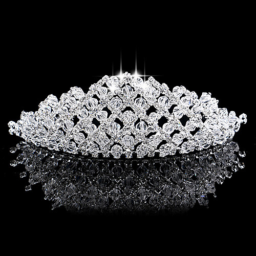 

Alloy Tiaras with Crystal 1 Piece Wedding / Party / Evening Headpiece
