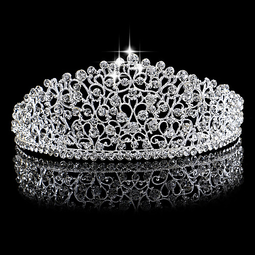 

Alloy Tiaras with Rhinestone 1 Piece Wedding Headpiece