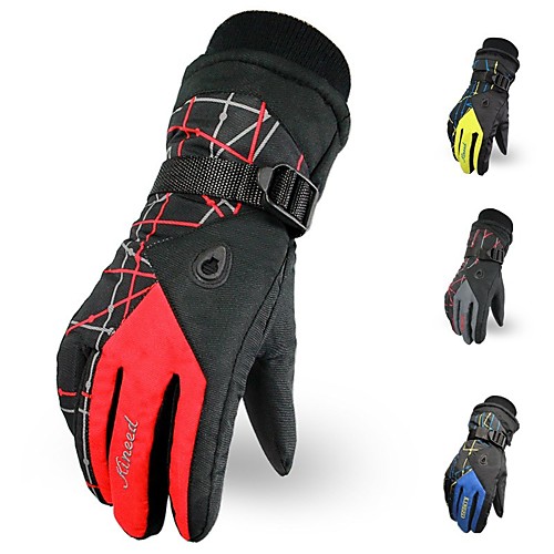 

Winter Gloves Ski Gloves Women's Snowsports Full Finger Gloves Winter Waterproof Windproof Warm Polyester Taffeta Skiing Snowsports Snowboarding