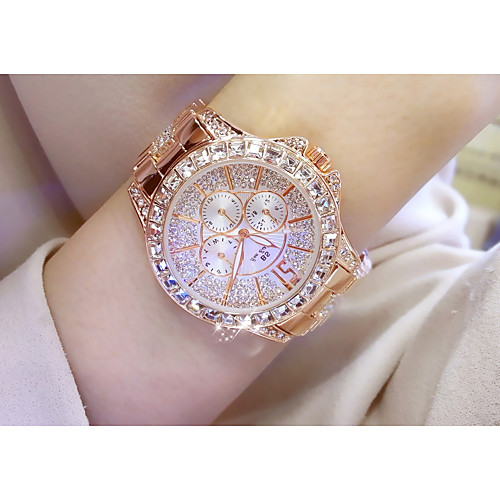 

Women's Wrist Watch Quartz Silver / Gold / Rose Gold Chronograph Cool Imitation Diamond Analog Fashion Elegant - Gold Silver Rose Gold / Silver / Stainless Steel