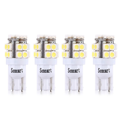 

SENCART Car LED Side Marker Lights T10 Light Bulbs 180 lm SMD 2835 3 W 20 For 4pcs