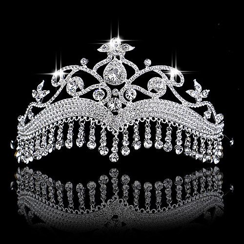 

Alloy Tiaras with Rhinestone 1 Piece Wedding Headpiece
