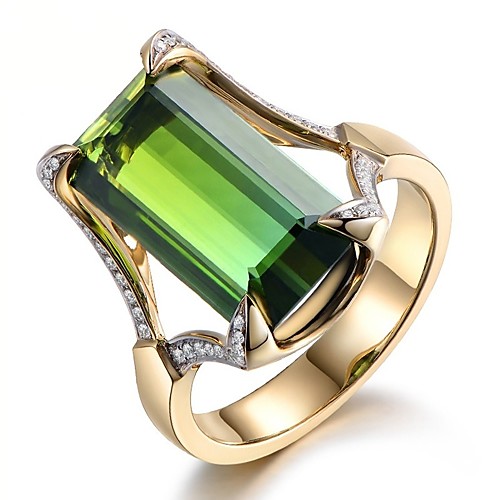 

Band Ring Emerald Vintage Style Green Resin Copper Rhinestone Cocktail Ring Mood Ladies Stylish Luxury 1pc 6 7 8 9 10 / Women's / Solitaire