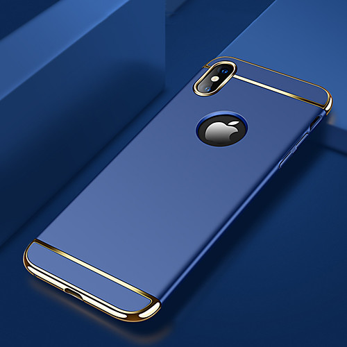 

Кейс для Назначение Apple iPhone X / iPhone XS Max Покрытие Кейс на заднюю панель Однотонный Твердый ПК для iPhone XS / iPhone XR / iPhone XS Max