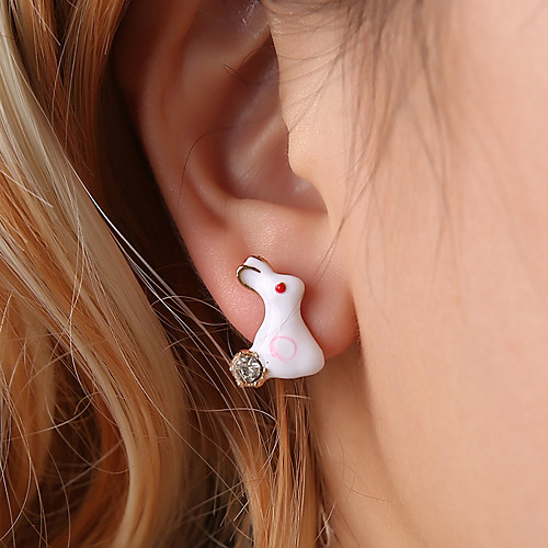 

Women's Earrings Holiday Wedding Birthday Romantic Earrings Jewelry White For Date Street Festival 1 Pair