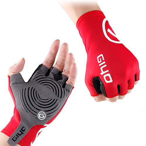 

Bike Gloves / Cycling Gloves Anti-Slip Breathable Wearable Stretchy Fingerless Gloves Sports Gloves Black Red Blue for Outdoor Exercise Cycling / Bike