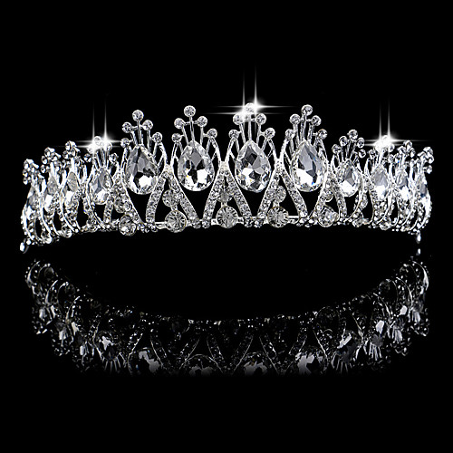 

Alloy Tiaras with Rhinestone 1 Piece Wedding Headpiece