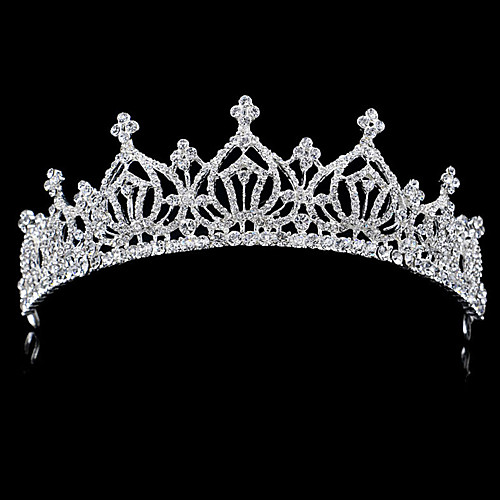 

Alloy Tiaras with Rhinestone 1 Piece Wedding Headpiece