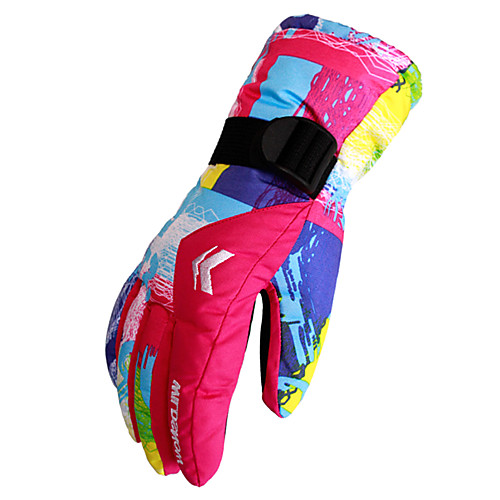 

Winter Gloves Ski Gloves Men's Women's Snowsports Full Finger Gloves Winter Windproof Breathable Warm Waterproof Fabric Waterproof Material Ski / Snowboard Hiking Ice Skating