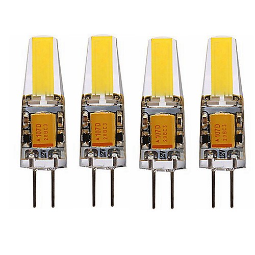 

4pcs 4 W LED Bi-pin Lights 350 lm G4 T 1 LED Beads COB Decorative Warm White White 12 V