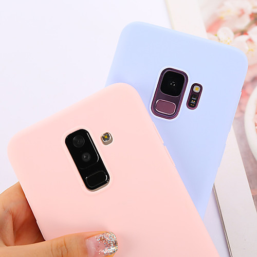 

Кейс для Назначение SSamsung Galaxy S9 / S8 Plus Ультратонкий Кейс на заднюю панель Однотонный Мягкий ТПУ для S9 / S9 Plus / S8 Plus