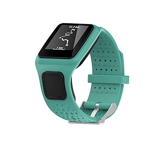 

Silicone Repalcement Band Watch Band For TomTom 1 Multi-Sport GPS Watch,TomTom Multi-Sport HRM,TomTom Multi-Sport Cardio Watch And More (Silicone black,blue,red,gray) Silicone Wrist Strap