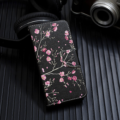

Case For Samsung Galaxy A6 (2018) / A6 (2018) / Galaxy A7(2018) Wallet / Card Holder / Flip Full Body Cases Flower Hard PU Leather