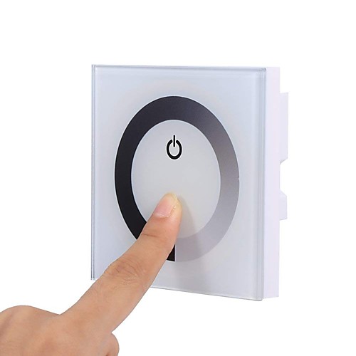

34A 12V-24V Single Color LED Controller Dimmer Change Brightness Touch Panel Dimmer Wall Switch Controller