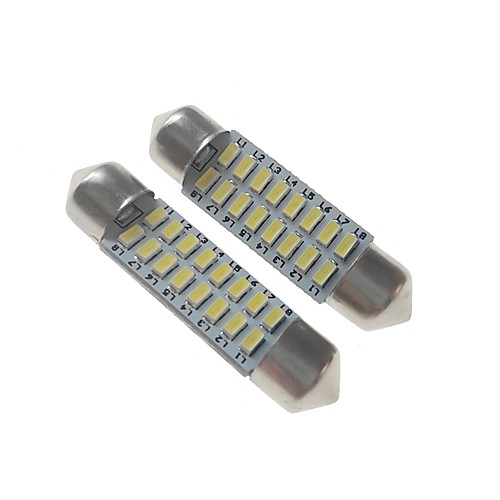 

SENCART Car LED Interior Lights 39mm Light Bulbs 160 lm SMD 3014 2.5 W 16 For 2pcs