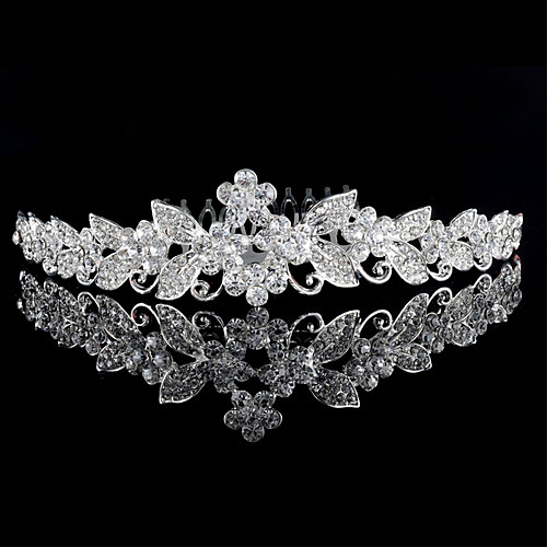 

Alloy Hair Combs with Rhinestone 1 Piece Wedding Headpiece