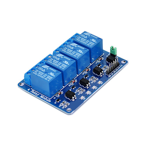 

Four way relay -5V blue