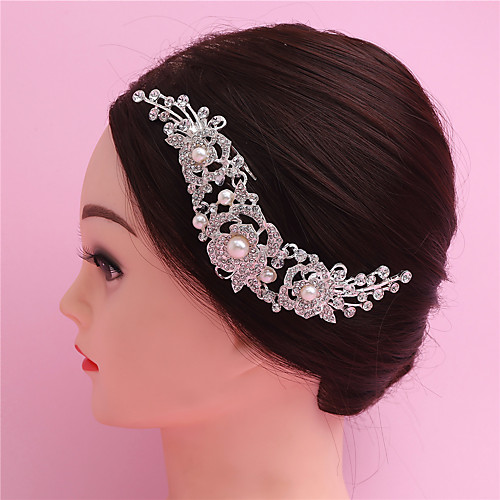 

Alloy Hair Combs / Hair Tool with Crystal / Rhinestone 1 Piece Wedding / Special Occasion Headpiece