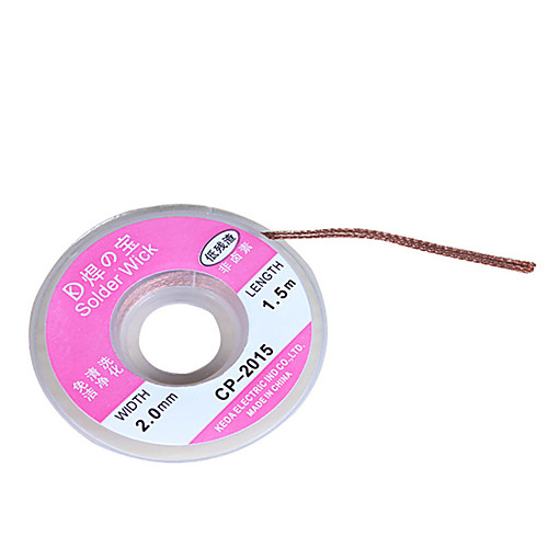 

Solder Wick Remover Desoldering Braid Wire Sucker Cable Fluxed Flux