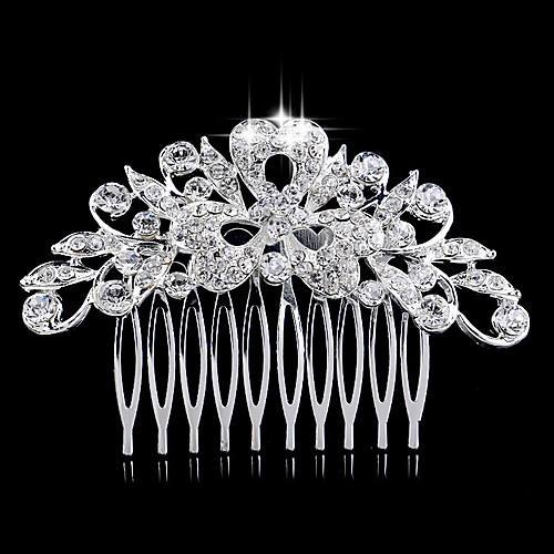 

Alloy Hair Combs / Hair Tool with Crystal / Rhinestone 1 Piece Wedding / Special Occasion Headpiece