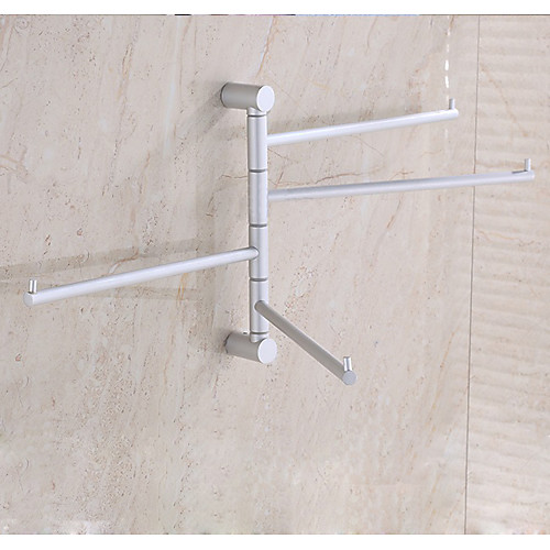 

Towel Bar Contemporary Aluminum 1 pc - Hotel bath 4-towel bar