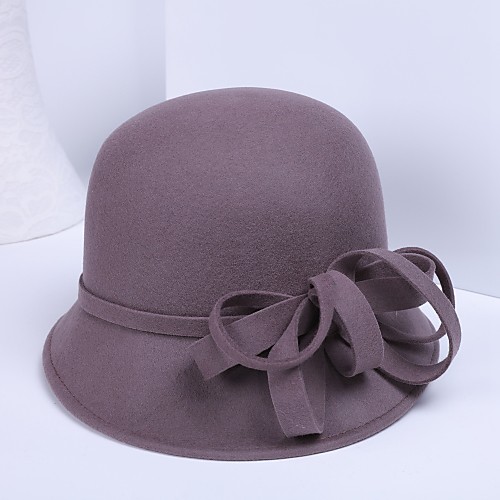 

100% Wool Kentucky Derby Hat / Hats with Bowknot 1pc Casual / Daily Wear Headpiece