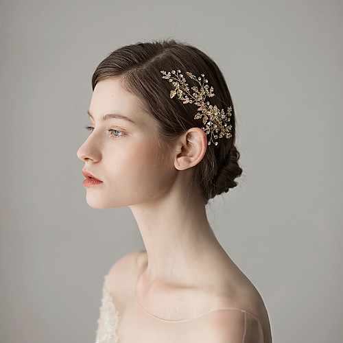 

Alloy Hair Clip with Rhinestone 1 PC Wedding / Party / Evening Headpiece