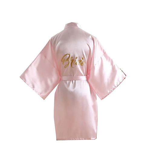 

Faux Silk Robes Wedding Non-personalized