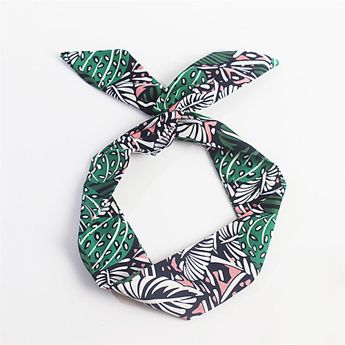 

Cotton Fabric Headbands with Printing 1 Piece Daily Wear Headpiece