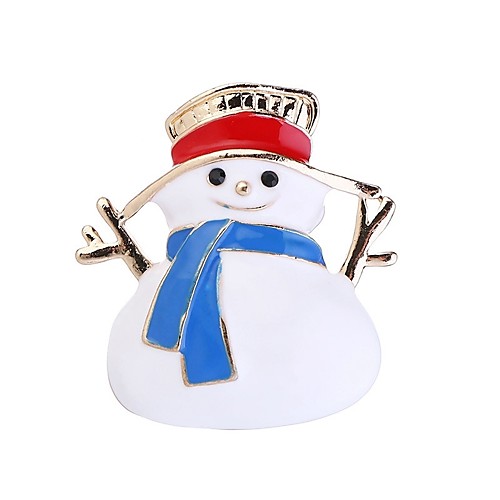 

Women's Brooches 3D Ladies Sweet Brooch Jewelry White For Christmas