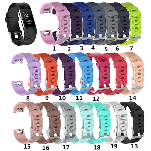 

Ремешок для часов для Fitbit Charge 2 Fitbit Спортивный ремешок силиконовый Повязка на запястье